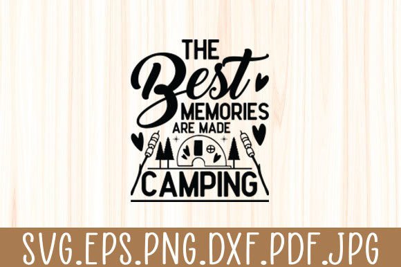 Fun Camping Shirts Graphics for Crafts