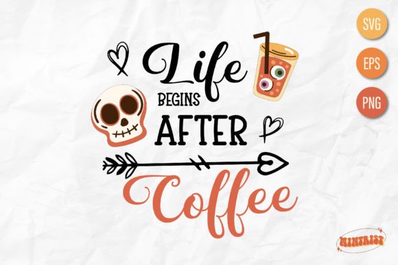 Fun Coffee Halloween SVG Design
