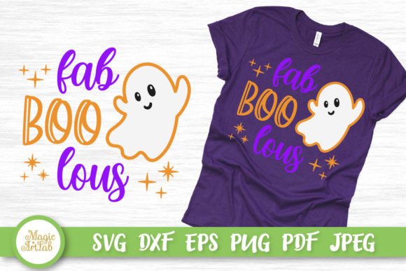 Halloween Ghost T-shirt Design Graphics for Crafts