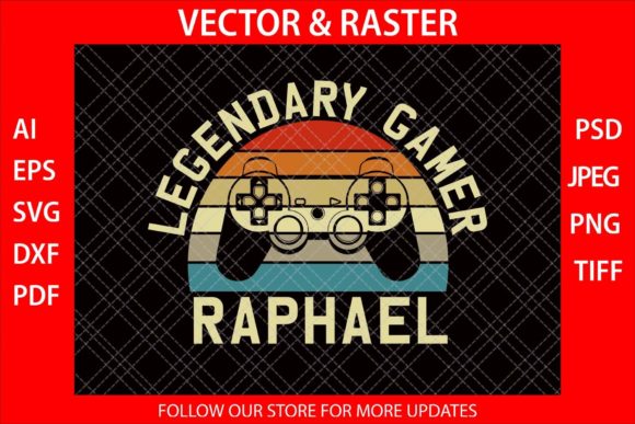 Legendary Gamer Funny Video Gamer SVG Graphics for Crafts