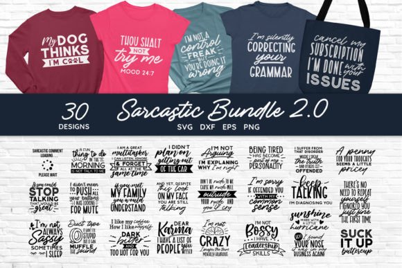 Sarcastic Quotes Svg Bundle 2.0