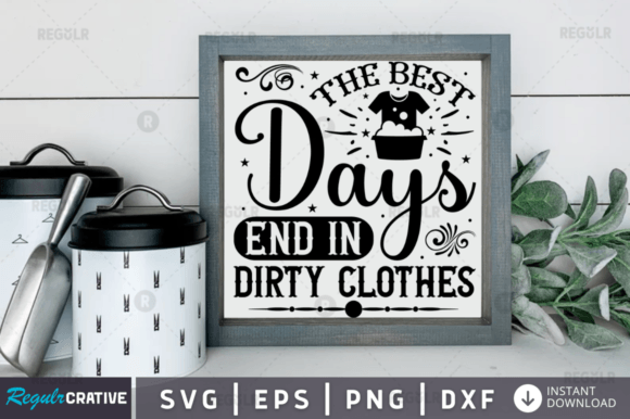 The Best Days Svg Design: A Graphics and Crafts Asset for Digital Sellers